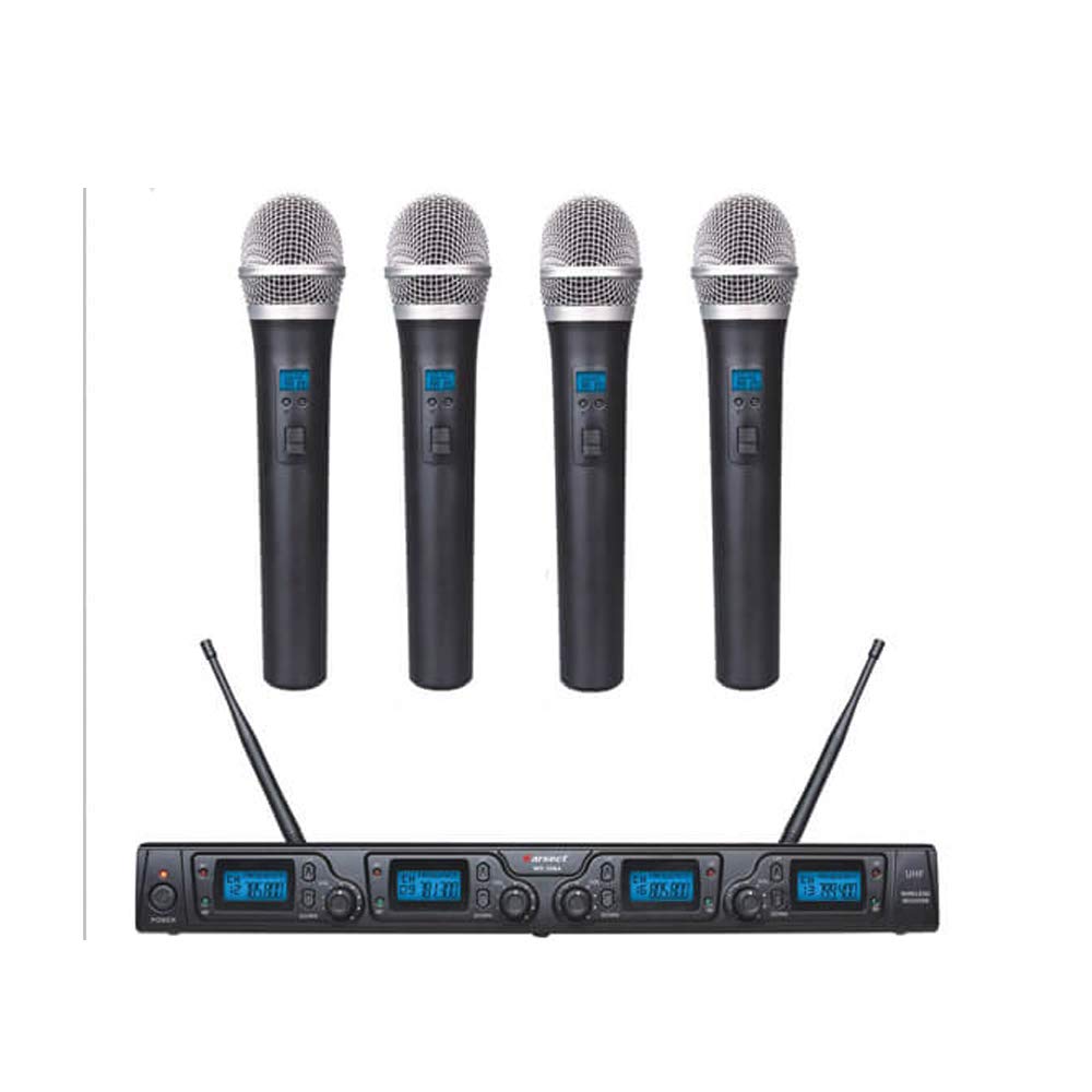 Karsect WR-354 HT35 - Wireless 16 Channel Microphone Set with 4 Handheld Microphones