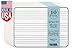 Optima 9 x 12 Double Sided Music Staff Dry Erase Lap Boards (10 Pack). Made in The USA!
