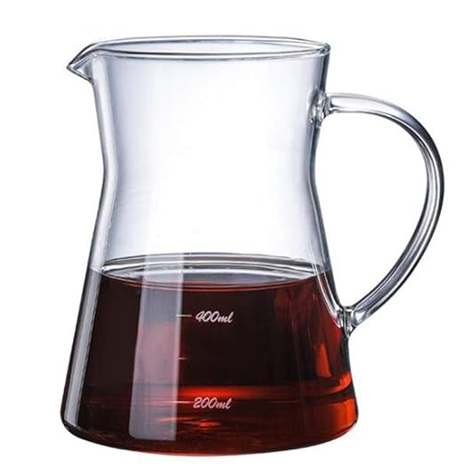 Cafetera de Vidrio Compartiendo la Olla Mano del hogar ...