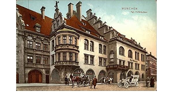 Kgl Hofbrauhaus Munich Germany Original Vintage Postcard At