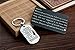 Laser Marking Stainless Steel Wallet Love Note Insert, Wallet Card Insert and Dog Tag Key Ring to My husband (set of 2)