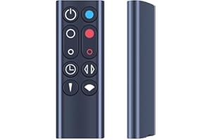 ZWP New Replacement Remote Control Compatible for Dyson Fan AM09 966538-04 Hot + Cool Tower Fan Heater Cooler (Black)