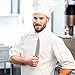 Sharp 8'' Chef Knife & Sharpener, Balanced Quality Stainless Steel Blade: Easily Cut Sushi, Sashimi, Chicken Meat & More, Professional Cutting, Chopping, Slicing & Dicing, Ergonomic Kitchen Equipment