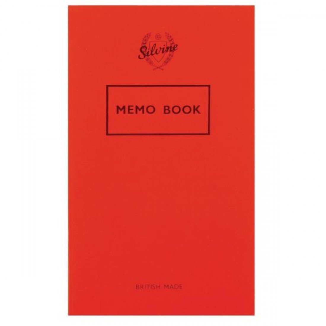 Silvine SV042F 158mm x 99mm Feint Memo Book, Red, Pack of 24,15.9 x 9.5cm