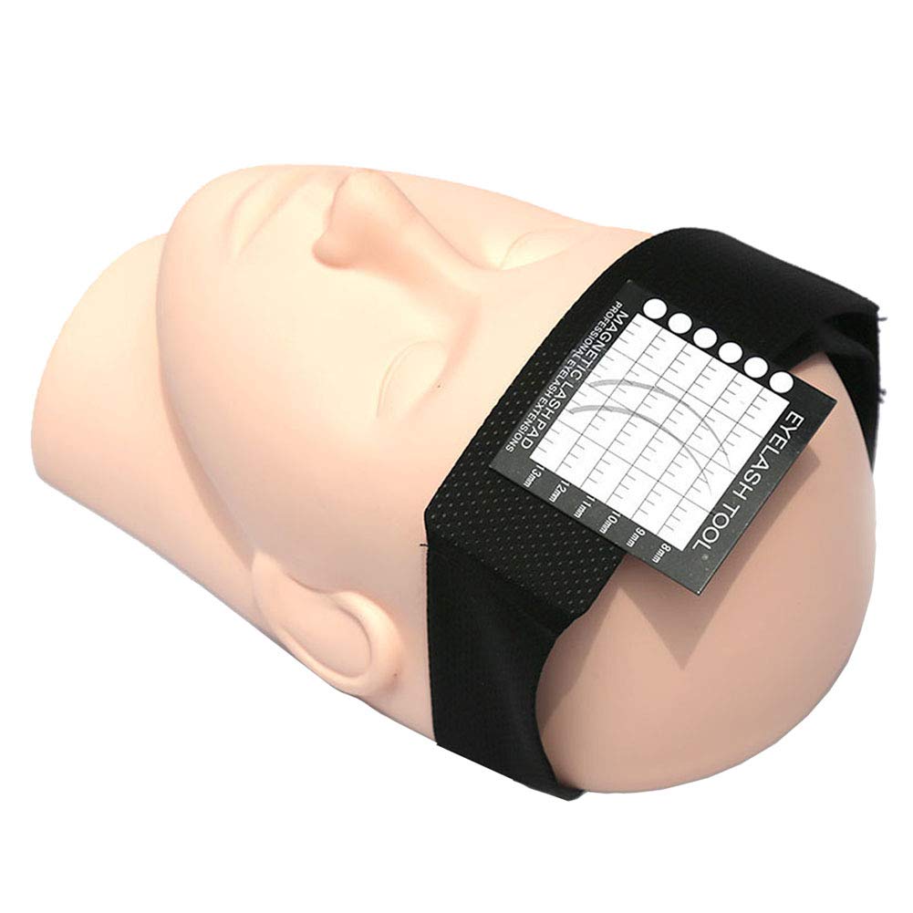 Eyelash Extension Magnetic Headband False Lash Eyelash Stand Tray Holder with Lash Pads for Eyelash Extension Supplies