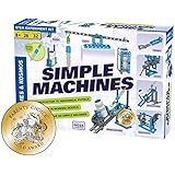 Thames & Kosmos Simple Machines Science Experiment & Model Building Kit, Introduction to Mechanical Physics, Build 26 Models to Investigate The 6 Classic Simple Machines
