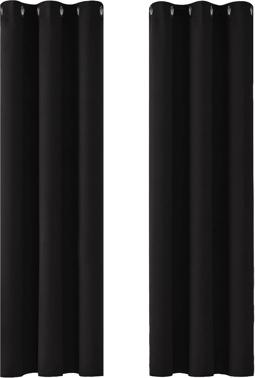 Deconovo Energy Saving Blackout Eyelet Curtains 42 x 90 Inch 2 Panels