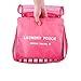 Travel Bag,Mossio 7pcs Luggage Pouch Lightweight Compact Trip Gears Dark Pink