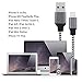 Lightning Cable, Loopilops [3 Pack] iPhone Charger to USB Syncing and Charging Cable Data Nylon Braided Cord Charger for iPhone 8/8 Plus7/7 Plus/6/6 Plus/6s/6s Plus/5/5s/5c/SE(Gray+Black)