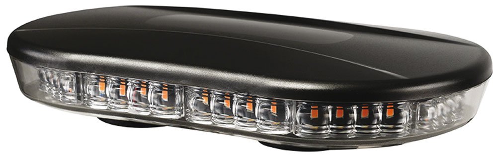 LED Amber Mini Light Bar Bolt Roof Mount Flashing Beacon RCV9823 TruckMaster