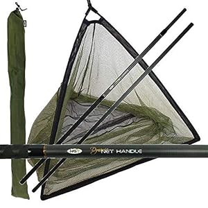 106,7 Cm Pêche à La Carpe 2 Et Poignée Full Carbon Specimen Épuisette Tackle Ngt