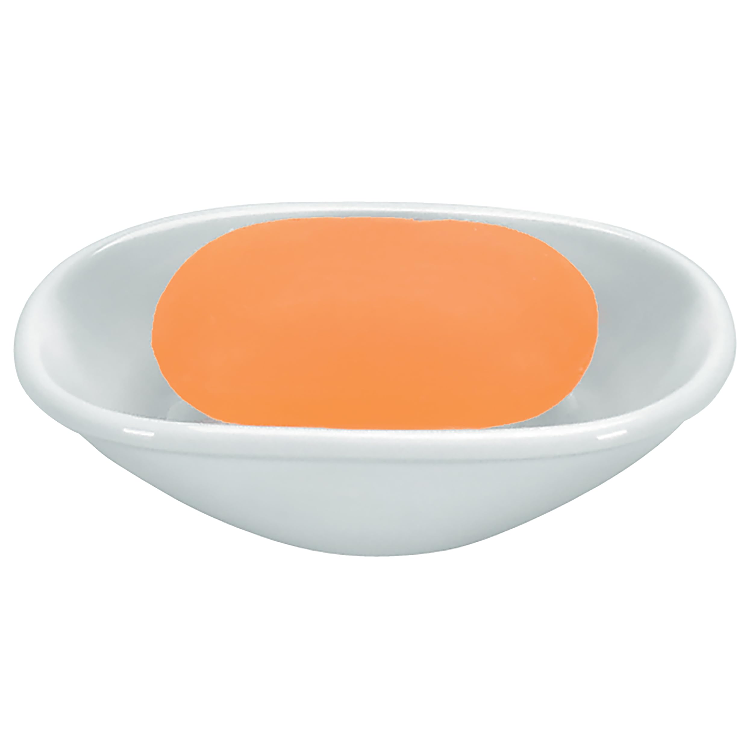 Spirella Atlanta Soap Dish Porcelain White Height 4 cm x Width 13.5 cm