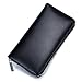 Women Credit Card Wallet, TEOYALL 36 Card Slots Genuine Leather RFID Blocking Card Holder (Black)
