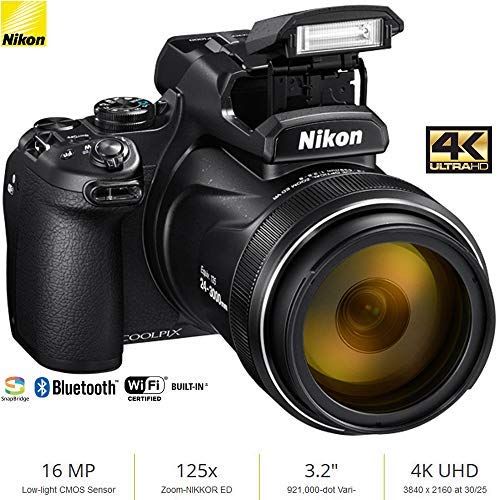 Nikon COOLPIX P1000 16MP 125x Super-Zoom Digital Camera (26522