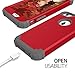 MAXCURY Case for iPhone 6, iPhone 6s Case, 3 in 1 Shockproof Slim Hybrid Hard PC Soft Silicone Rugged Rubber Bumper Full Body Protective Case Cover for iPhone 6/6S (4.7 inch) (Red Dark Grey)