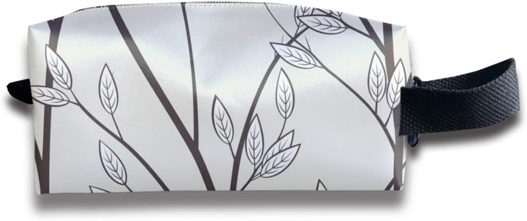 Szipry Cosmetic Bag Travel Handbag Birds Wildlife Cartoon Like Prints Womens Girls Toiletry Bag Zipper Wallet with Wrist Band