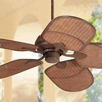 52 Minka Aire Gaugin Bahama Beige Outdoor Ceiling Fan With Wall