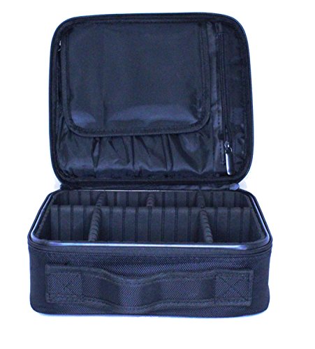 Royal Brands Travel Makeup Case, Hobby Organizer Professional Cosmetic Makeup Bag Organizer Accessories Case Tools (Small (9.5x9x10), Black)