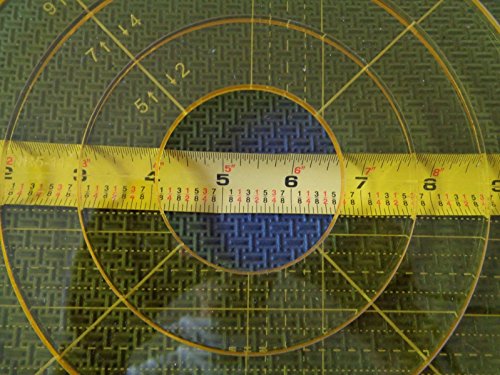 NGOSEW Quilting Template Ruler 5mm Nesting Rings for Long Arm, High Shank Machines
