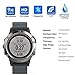 KIMILAR Compatible with Fenix 5 Smart Watch Screen Protector [3-Packs], Full Coverage Tempered Glass Screen Protector, [9H Hardness] [Ultra High Definition] [Scratch Resist] [No-Bubble]