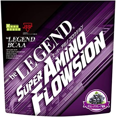 Amazon ビーレジェンド aa グルタミン シトルリン Super Amino Flowsion もう１レップ グレープ風味 4g ビーレジェンド Be Legend aa