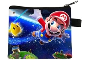 CFIRIEC Cartoon Kids Coin Purse Pouch Cute supe Mari Kids wallet for boys and girls Fans (9)