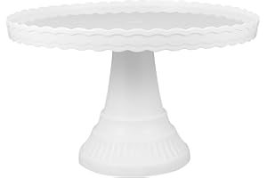 Veemoon White Cake Stand Pedestal, Wedding Birthday Dessert Display Rack, Party Cupcake Display Plate