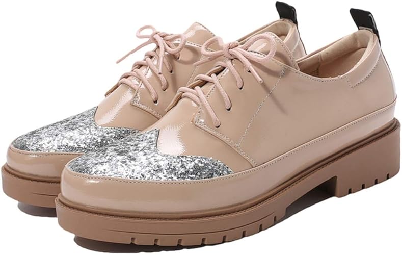 Amazon Com Sarairis British Style Lace Up Oxfords For Women