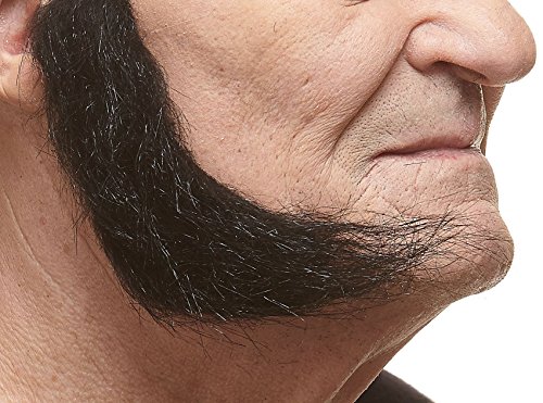 Realistic L shaped mutton chops sideburns