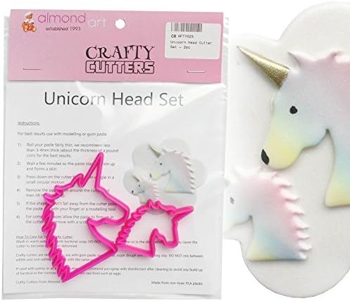 Unicorn Head Cutter Set - 2pc - Unicorns Cake Decorating & Cupcake Topper Cutters