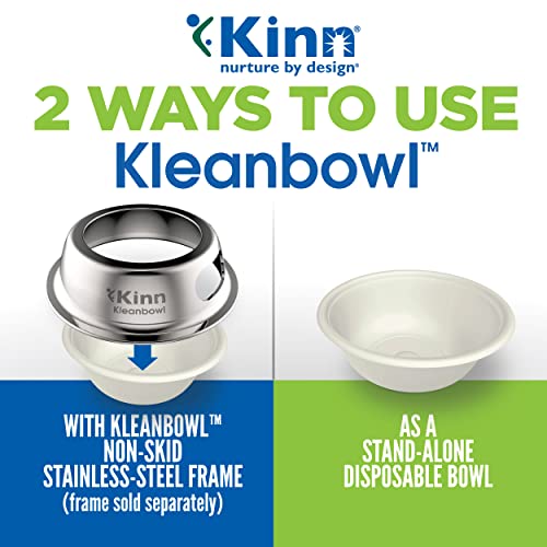 Kinn Kleanbowl Disposable Dog Food Bowls, 24 oz (Pack of 50) Frame
