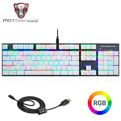 Motospeed CK94 NKRO Slim Wired Gaming Mechanical Keyboard-Kailh Switch