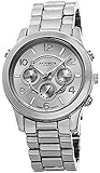 Akribos XXIV Women's AK648SS Ultimate Swiss Multifunction Silver-Tone Bracelet Watch