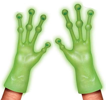 alien finger puppets