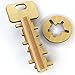 Joyeee 3D Wooden Brain Teaser Puzzle Key Lock – Diamond Cube Interlocking Jigsaw Puzzles for Teens and Adults - Challenge Your Logical Thinking - Ideal Gift and Decoration Idea