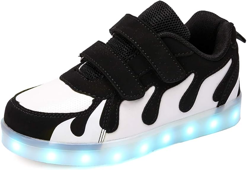 Pokemon LED Turnschuhe Kinder - Leuchtende Sneaker Mit Pokeball Design, Blinkende Lichter, Rutschfeste Sohle