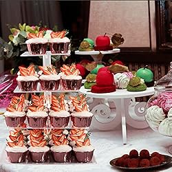 Yumhouse Cupcake Stand for 50 Cupcakes,4-Tier