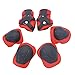 LUOYIMAN Child Protective Gear Set (Black with Red)