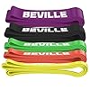 BEVILLE Fitnessbanden resistance band natuurlatex weerstandsbanden gymnastiekband voor krachttraining & pull-up en…