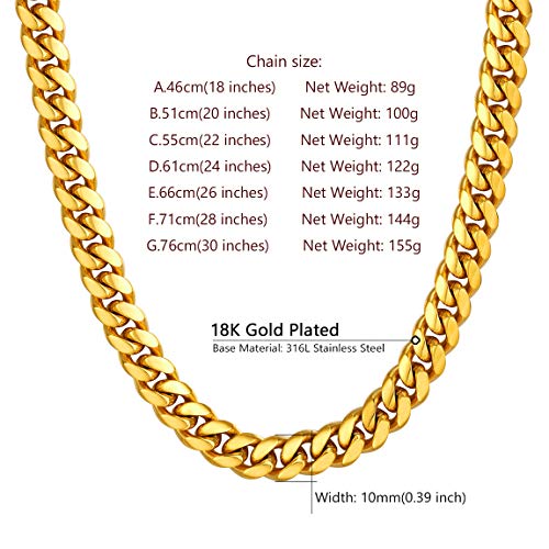 5 Chains+Neckace+Stainless+Jewellery+Golden