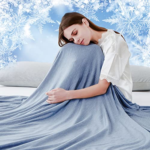 Cooling Blanket Keep Cool in Hot Summer, 51 X 67in Twin or Baby Size Blanket for Adults