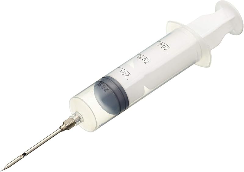 KitchenCraft Meat Injector Cooking Syringe White/Transparent 5ml