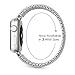 Twist-O-Flex Brushed Stainless Steel, Black and Silver Aluminum Expansion Band for 42mm Apple Watch - Small, Medium and Large - Made by Speidel
