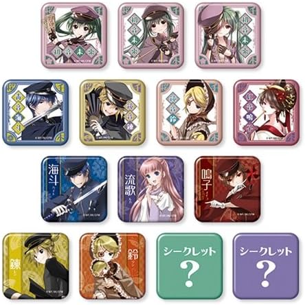 Amazon 初音ミク 小説 千本桜 トレーディング角丸缶バッジ コンプリートbox Box商品 1box 14個入り 全14種類 アニメ 萌えグッズ 通販