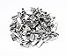 yueton 60pcs Metal Hook Clips Hanging Curtain Clip Hanger (Silver)
