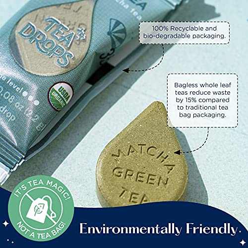 Tea Drops Sweetened Organic Loose Leaf Tea Sampler Iced or Hot