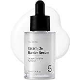 TOSOWOONG Ceramide Barrier Serum, Hydrating Serum for Face, 1,250ppm Ceramide Complex, Niacinamide, Collagen, Panthenol, Centella, Glass Skin, Fragrance-free, Korean Skin Care, 33 ml / 1.11 fl. oz.