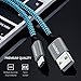 USB Type C Cable, Boxeroo Short Type C Cable 1FT Durable Nylon Braided Cords Fast Charge USB 2.0 Data Sync Compatible with Samsung Galaxy Note 8 S9 S8 S8+ LG V30 G6 Nexus 5X 6P Pixel-5Pack