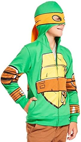 Nickelodeon Teenage Mutant Ninja Turtles Michelangelo Boys Hooded Sweatshirt S