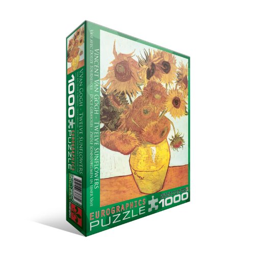 Eurographics Twelve Sunflowers by Van Gogh 1000-Piece Puzzle